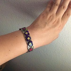 🖤Aldrich Arts 💕Vtg cuff bangle